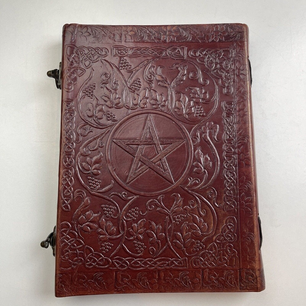 PENTAGRAM LEATHER JOURNAL DIARY BLANK BOOK NOTEBOOK WRITING JOURNAL - Picture 2 of 13